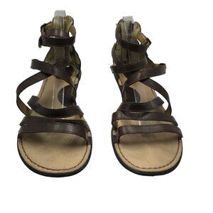BOC Brown Gladiator Sandals Women's 11M